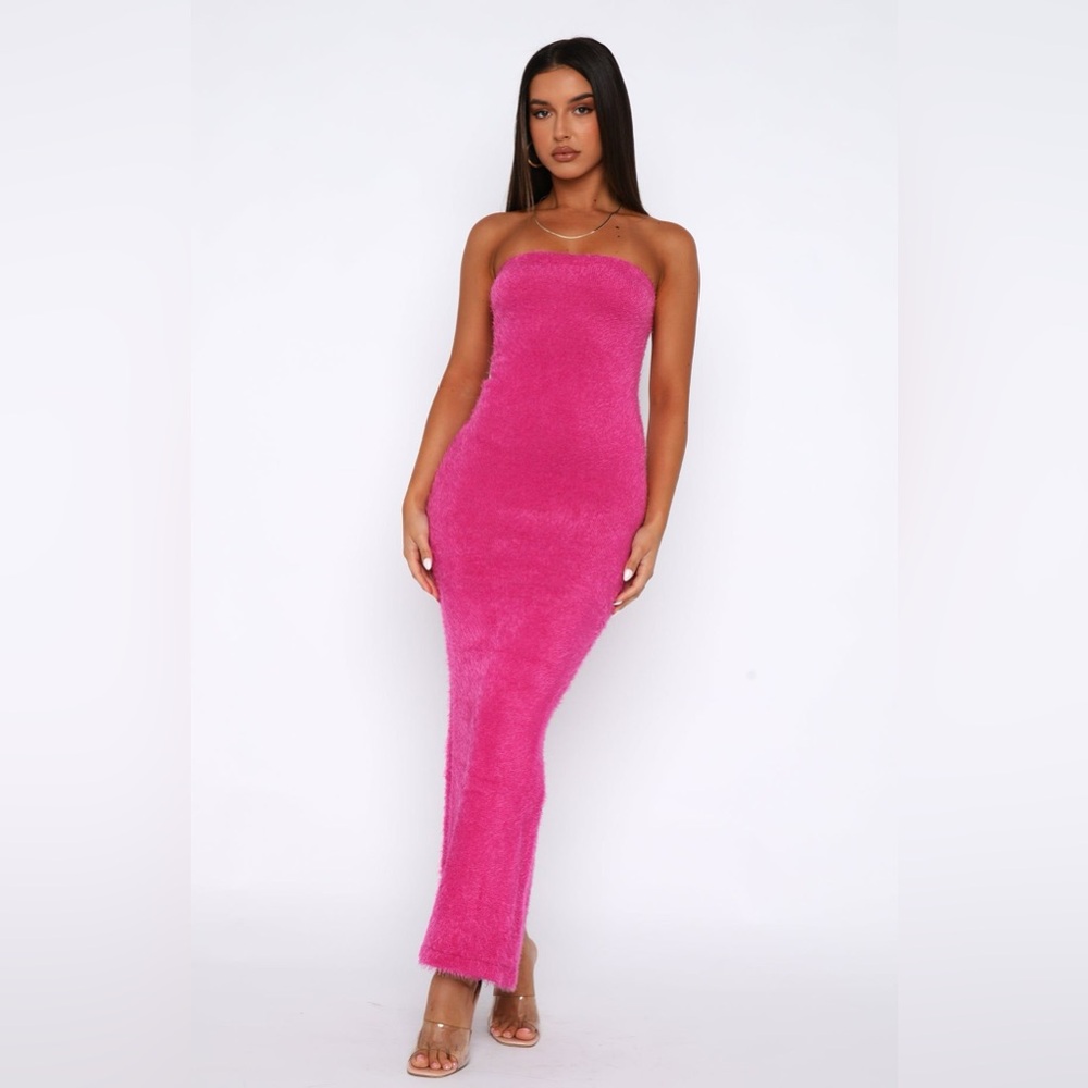 White Fox Miami Life Pink Maxi Dress